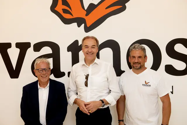 VAMOS-Vereinsobmann Gerhard Kuich, Soziallandesrat Leonhard Schneemann und VAMOS-Geschäftsführer René Höfer | Foto: Landesmedienservice Burgenland/Daniel Fenz