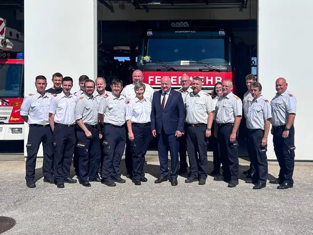 Die anwesenden Mitglieder der Feuerwehr Mattersburg berichteten stolz von ihren Bewerben, Übungen und Ausbildungen. | Foto: Feuerwehr Mattersburg
