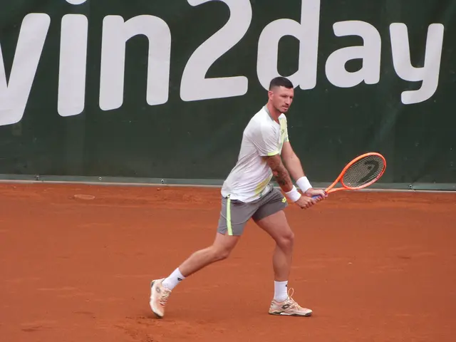 Dennis Novak begeisterte seine Fans beim Viertelfinale am Freitag, den 4. Juli 2025.  | Foto: Vanessa Wittmann
