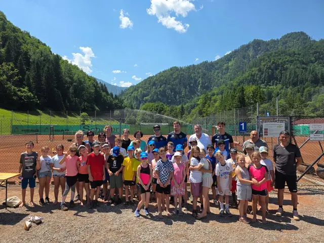 Die Kinder probierten die Sportarten Tennis und Fußball aus. | Foto: FC Landl und ATV Großreifling Landl