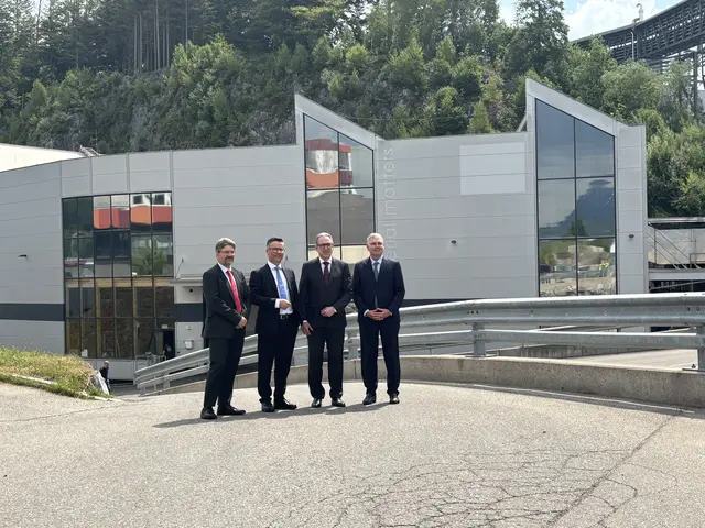 Der Vorstand der Plansee-Group v.l.: Andreas Lackner, Ulrich Lausecker, Karlheinz Wex und Andreas Schwenninger. | Foto: Hartman