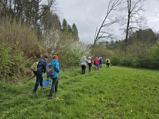 Die "community nurses" bei einer Kräuterwanderung mit ihren Klienten. | Foto: community nurses