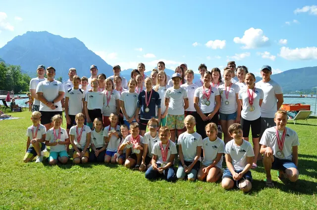 Die erfolgreiche SVV-Mannschaft im Strandbad Gmunden