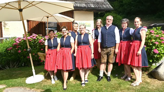 Die KMV-Riege mit Obmann Hans Ackerer