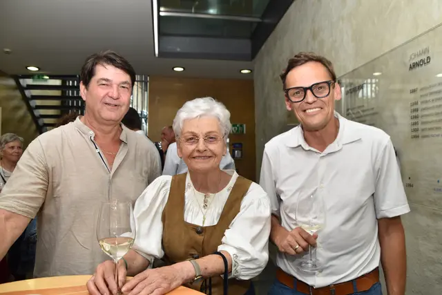 Bgm. Manfred Schafferer, Altbgm. Maria Unterberger und Bgm. Martin Wegscheider | Foto: Kendlbacher