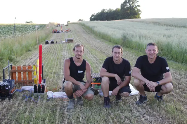 Fireact ist für großartige Musikfeuerwerke berühmt. Nico und Peter Haumer, Andreas Zach von Fireact boten ein außergewöhnliches Feuerwerk. | Foto: Walter Kellner