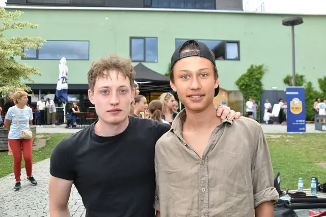 Moses und Aaron beim Milser Dorffest. | Foto: Kendlbacher