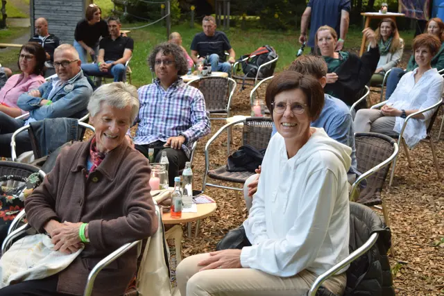 Taktgfühl aus Schönau, Ines und Victoria aus Pabneukirchen, Christoph Lenz aus Tragwein begeisterten beim Kultursommer Pabneukirchen. | Foto: Josef Lumetsberger