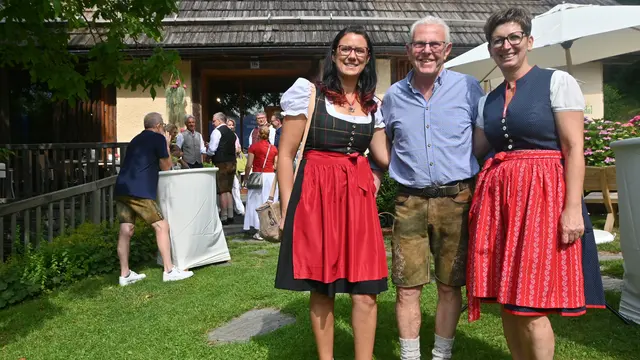 Sara Schaar, Alfred Tiefnig und Martina Lanzer