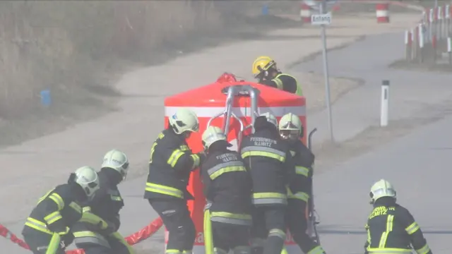 Die Feuerwehr Illmitz war, unterstützt von der Feuerwehr Apetlon, im Löscheinsatz. | Foto: Feuerwehr Illmitz