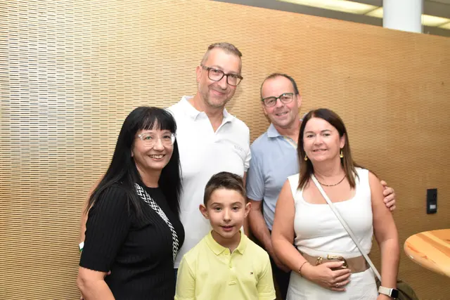 Mit dabei: Familie Plank und Familie Hölbling beim Milser Dorffest. | Foto: Kendlbacher