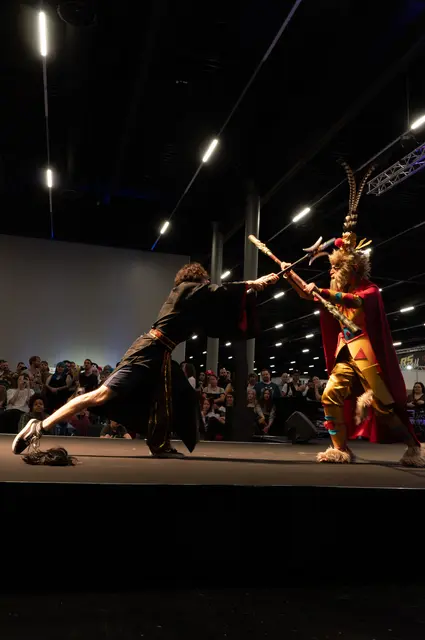 Inszenierter Kampf im Cosplay- Event | Foto: Foto: Volkan Saracoglu