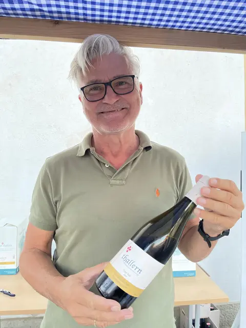 Ein Pinot Noir vom Winzer Polz - aus dem Freigut Thallern | Foto: Josef Goldhofer