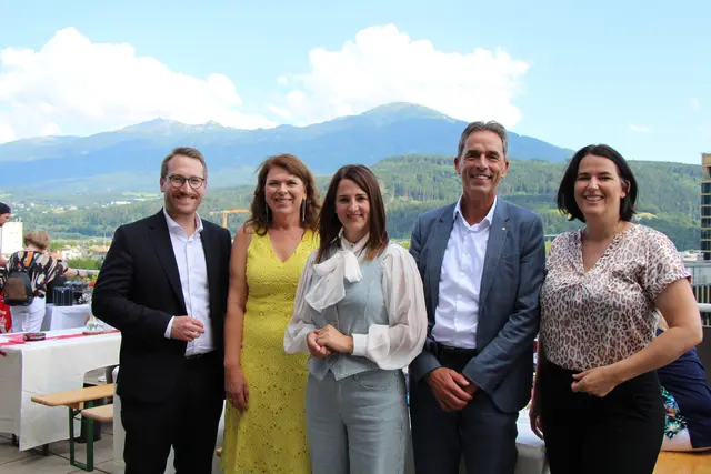 Sonja Föger-Kalchschmied, Philip Wohlgemuth, Astrid Mair, Walter Peer, Barbara Thaler | Foto: ÖGB