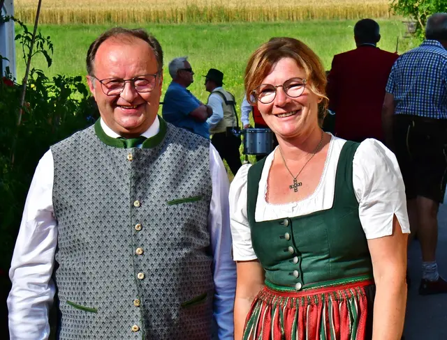 Bgm. Pilsbach Alois Gruber &amp; Rosina