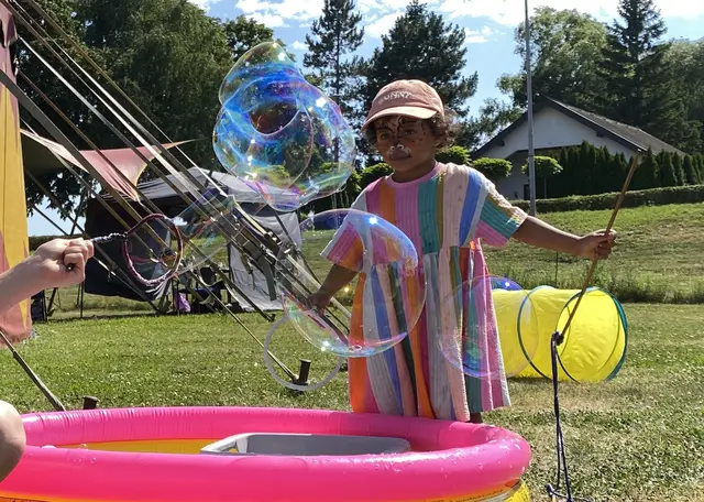 Spaß beim Kinderprogramm