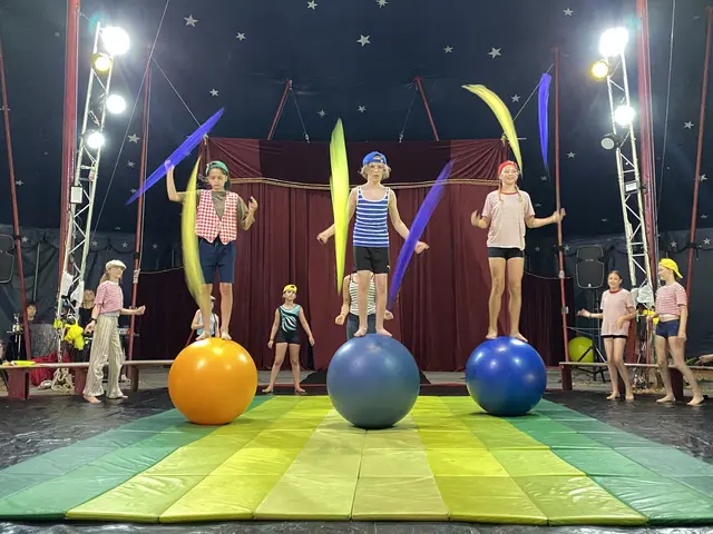 Könnten Sie auch einem Ball stehen und jonglieren?