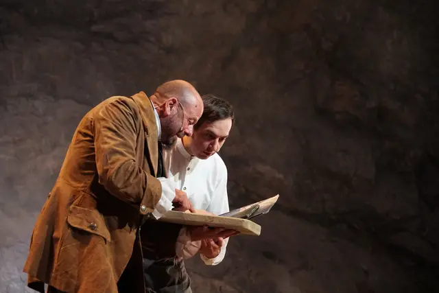 Starkes Schauspiel: Peter Haider als Alois Senefelder und Bernhard Wolf als Johann Anton Falger. | Foto: Reichel