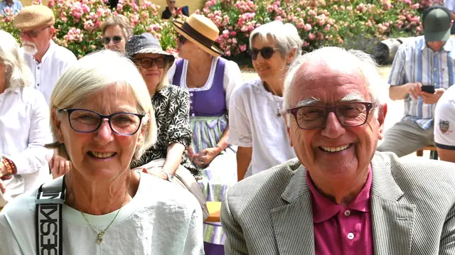 Eva Sichrowsky (Hotel Postillon) und Gert Thalhammer, Dante Alighieri Gesellschaft 