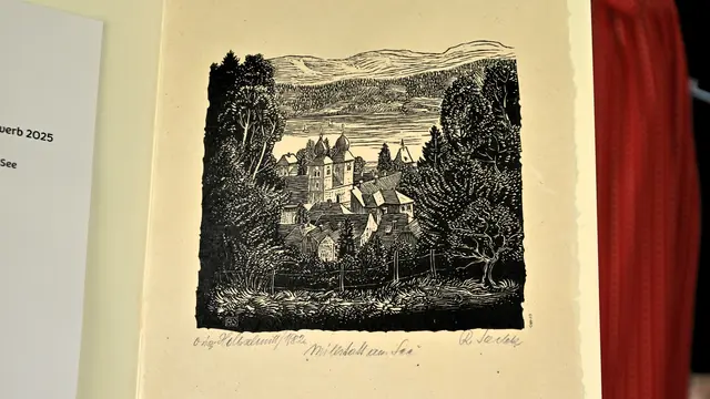 Ein Millstätter Präsent an die Chöre, der Holzschnitt von Rudolf Sodek