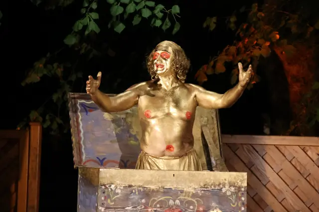 Faistenauer Jedermann: Mammon in beeindruckender Inszenierung.