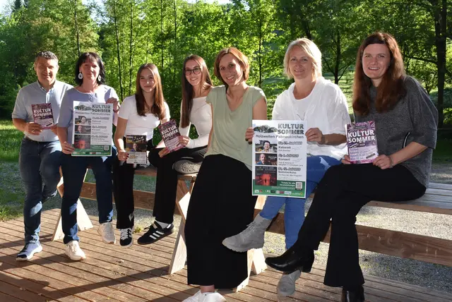 Kultursommer Pabneukirchen 2025 in den Holzwelten. Das Veranstalterteam.  | Foto: Zinterhof