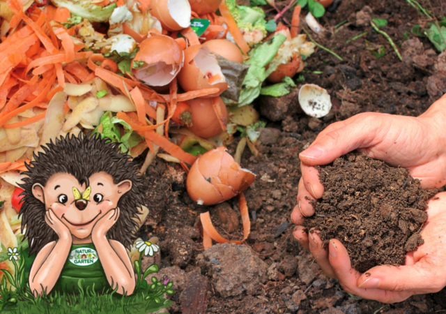 Küchenabfälle direkt im Garten verwerten – das gefällt nicht nur Nig, sondern auch dem klimafitten Boden. | Foto: Natur im Garten / Adobe Stock