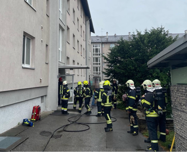Heute Mittag wurden Feuerwehr, Rettungsdienst und Polizei zu einem Wohnungsbrand im Stadtgebiet von St. Pölten alarmiert.  | Foto: DOKU-NÖ
