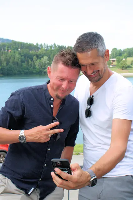 Gernot Plassnegger und Michael Gspurning waren beide erfolgreiche Kicker | Foto: Cescutti