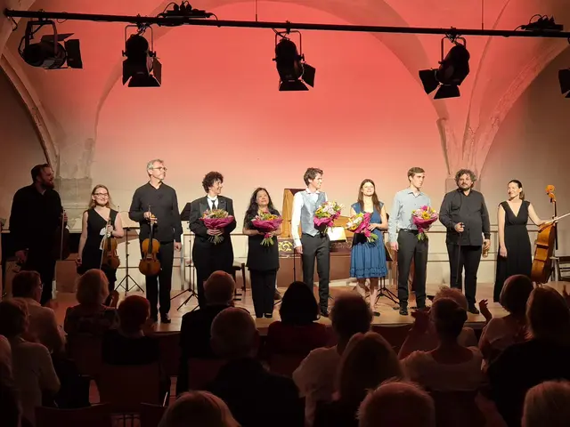 Pavol Varga, Katarina Veselska, Peter Zwiebel, Karen De Pastel, Yi-Ting Wu-Mittermayer, Julian Walder, Carolin Ratzinger, Norman Spaeth, Damian Posse, Loukia Loulaki (v.l.) | Foto: Marion Walder-Gstrein
