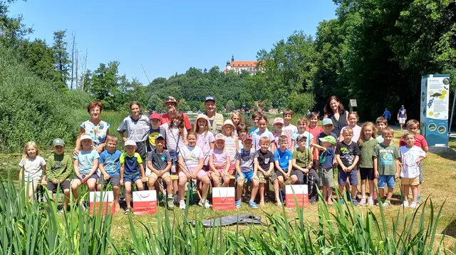 Petri Heil beim Angelkurs der Sommerferienspiele. | Foto: Karner