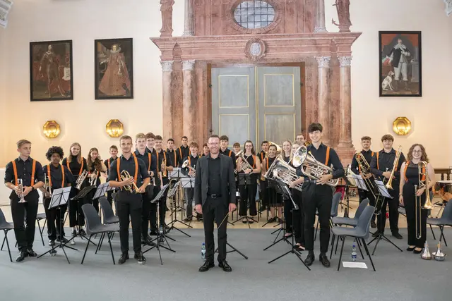 30 Jahre LMS Grein &amp; 10 Jahre GreinBrass. Gast Jugend-Brassband OÖ. | Foto: Andreas Hofer