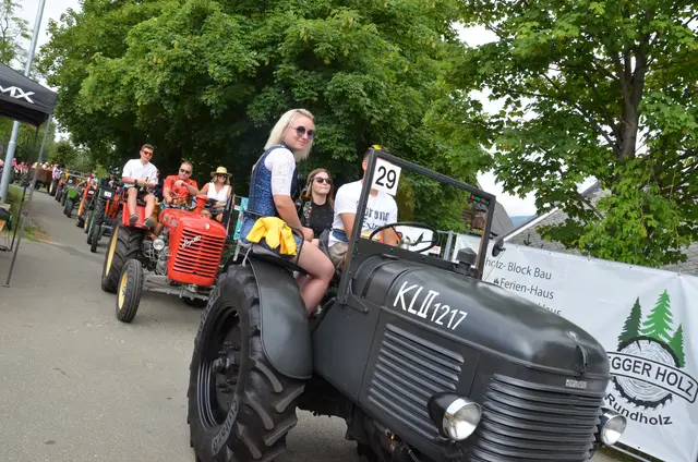Die Traktor-Oldtimer-Rallye des Kameradschaftsbundes St. Marein-Feistritz zog erneut zahlreiche Besucher an. | Foto: Gertrude oblak