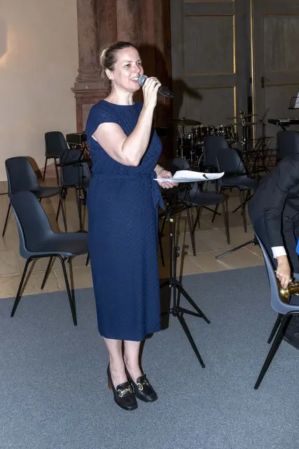 30 Jahre LMS Grein &amp; 10 Jahre GreinBrass. Musikschuldirektorin Manuela Kloibmüller. | Foto: Andreas Hofer
