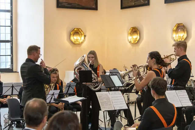 30 Jahre LMS Grein &amp; 10 Jahre GreinBrass. Gast Jugend Brassband OÖ, Leitung Christoph Kaindlstorfer.  | Foto: Andreas Hofer