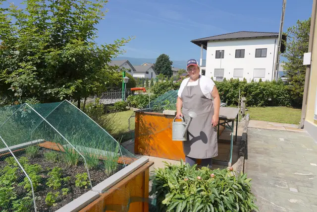 Im Hausgarten wird schon lange Gemüse angebaut, jetzt im bequemeren Hochbeet. | Foto: MeinBezirk.at