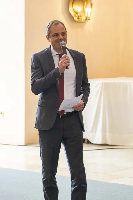 30 Jahre LMS Grein &amp; 10 Jahre GreinBrass. Bgm. Rainer Barth.  | Foto: Andreas Hofer