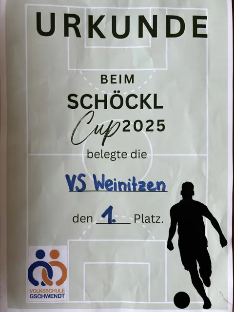Die Kinder aus Weinitzen gingen als Sieger vom Platz. | Foto: VS Weinitzen-Niederschöckl