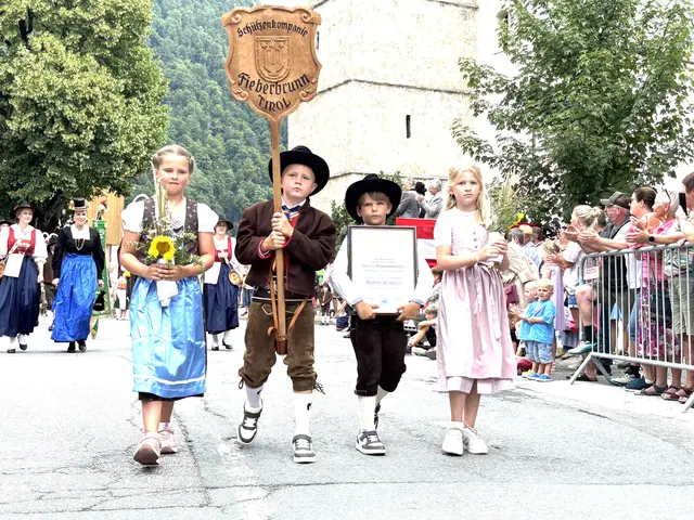 Bei den Schützen mangelt es nicht an Nachwuchs. | Foto: Kogler