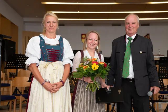Melanie Hochenegger, Bernadette Geiger und Franz Lechleitner (v.l.). | Foto: Maria Venier