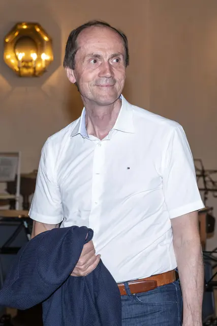 30 Jahre LMS Grein &amp; 10 Jahre GreinBrass. Musikschulddirektor Johann Weilguni aus Perg.  | Foto: Andreas Hofer