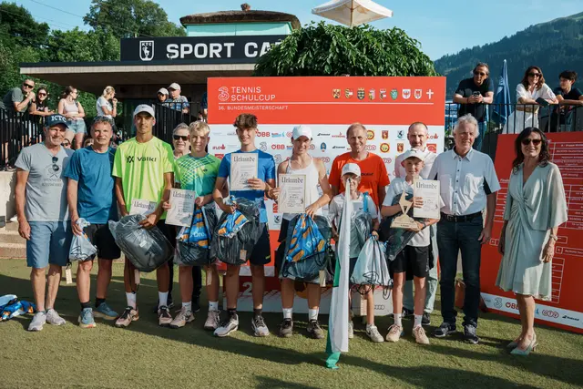 Platz drei für das BG/BRG Deutschlandsberg bei den Tennis-Bundesmeisterschaften | Foto: Seisenbacher/Tennisschulcup