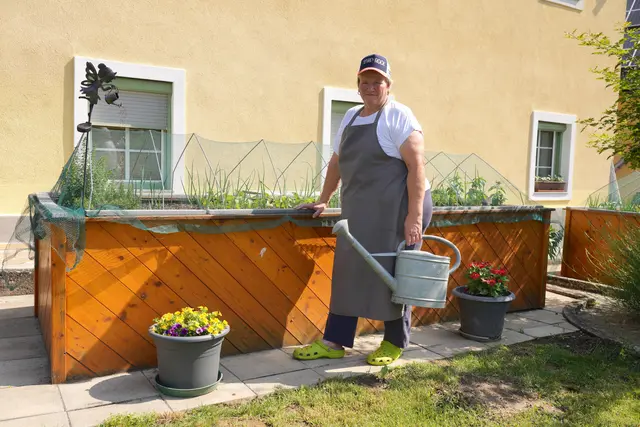 Getrude Hartl ist mit voller Leidenschaft Gemüsegärtnerin. Was mit Liebe und Sorgfalt gedeiht, schmeckt auch besser. | Foto: MeinBezirk.at