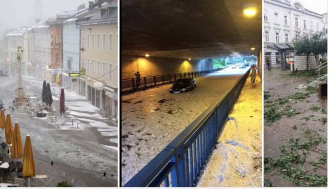 Das Hagelunwetter hinterließ eine Spur der Verwüstung.  | Foto: MeinBezirk.at