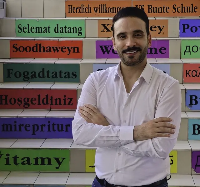 Hani Teban kam vor zehn Jahren nach Österreich und arbeitet heute als Lehrer in Wien. | Foto: Michael Pöltl