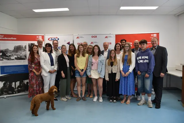 Ehrungen in Scheibbs: Gewerkschaftsbund und Arbeiterkammer hatten zu ihrem großen Aufsatzwettbewerb im Bezirk aufgerufen.