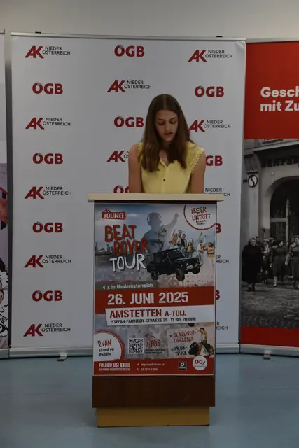 Ehrungen in Scheibbs: Gewerkschaftsbund und Arbeiterkammer hatten zu ihrem großen Aufsatzwettbewerb im Bezirk aufgerufen.