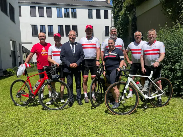 Die Rotarier radelten für den guten Zweck. | Foto: Rotary Club