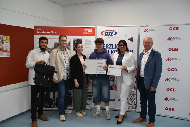 Ehrungen in Scheibbs: Gewerkschaftsbund und Arbeiterkammer hatten zu ihrem großen Aufsatzwettbewerb im Bezirk aufgerufen.