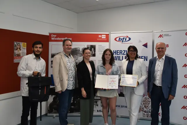 Ehrungen in Scheibbs: Gewerkschaftsbund und Arbeiterkammer hatten zu ihrem großen Aufsatzwettbewerb im Bezirk aufgerufen.